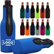 Zippered Full-Color Neoprene Bottle Coolie