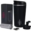 Travel Tea Mug with  Infuser and Two Lids