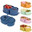 Reusable Silicone Snack Containers with Lids