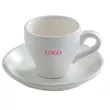 3oz Espresso Porcelain Cup With Saucer Set