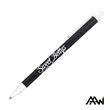Value Slim Pen w/Glossy Colored Barrel - Matte White Accent