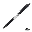 Value Slim Pen w/Glossy Colored Barrel - Matte Black Accent