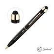 Garland® Stylus High Gloss Ballpoint Twist Pen - Gold Accent