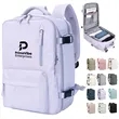 Waterproof Travel Backpack with Shoe Compartment and USB Por