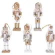 4.72" Nutcracker Christmas Wooden Ornaments