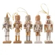 4.72" Nutcracker Christmas Wooden Ornaments