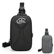 Men's Waterproof Crossbody Bag with USB Port