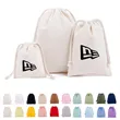 Embroidered Canvas Drawstring Bags