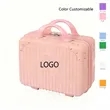 Portable Cosmetic Case With Retro Luggage Design