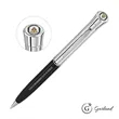 Garland® Monogram Custom Twist Ballpoint Pen - Chrome