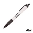 Widebody Grip Pen Glossy White Barrel - Matte