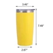 20oz Stainless Steel Car Tumbler Insulated Travel Mug