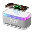 Digital Alarm Clock Speaker with Fast Charger White Noise