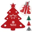 Christmas Tree Felt Cutlery Holder for Holiday Table Decor