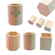Wooden Painted Storage Pen Holder