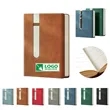 120 Pages Leather Notebook With Pen Holder