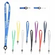 Custom Polyester Lanyard Combo with Retractable Badge Reel