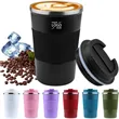 17oz Leakproof Coffee Mug Travel Double Wall Thermal Cup