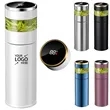 15oz Stainless Steel Travel Mug LED Temp Display Bottle