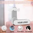 USB Rechargeable Handheld Mini Fan with power bank