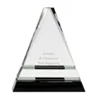 Crystal Triangle on Black Base