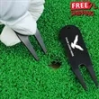 Golf Divot Repair Tool Pocket Size Portable Cleaner