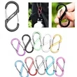 S Shaped Aluminum Alloy Mountaineering Buckle