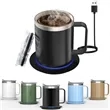 12oz Self Heating Coffee Warmer with Mug Set