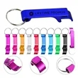 Aluminum Bottle Opener Keychain With Ring
