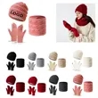 Knit Hat Scarf Set