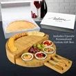 Two Level Bamboo Charcuterie Board Branded Gift Box Set