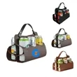 6 Cans PU Leather Beverage Carrier Bag