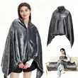 Wearable USB Heated Blanket Shawl Electric Flannel Throw