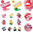 Novelty Chattering Teeth Wind Up Toy Walking