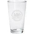 Etched Pint Glass 16 oz
