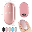 2 in 1 USB Rechargeable Hand Warmer Power Bank Pocket Heater