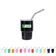 3 oz Mini Tumbler Shot Glass with Straw