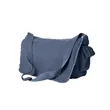 Authentic Pigment Pigment-Dyed Raw Edge Messenger Bag