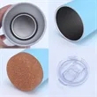 16 oz Double Walled Stainless Tumbler with Cork Bottom