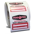 V-T™ Roll Service Reminder Stickers