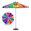 9' Heavy Duty Commercial 8 Panel Market Umbrella w/ Aluminum