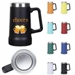 24 Oz Stainless Steel Insulated Beer Mug