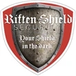 Shield Security Decal - White Vinyl 4CP