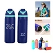 24 oz Sports Portable Double Drink Bottle