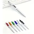 Plastic Pen with Stylus and Cell Stand