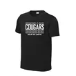 OTE Dri-Fit Tee Black with CougarsX3 Design