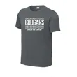OTE Dri-Fit Tee Grey with CougarsX3 Design