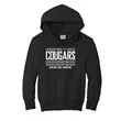 OTE Hoodie Black with CougarsX3 Design