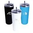 30 Oz Memphis Recycled Tumbler with Handle Lid, Laser, Premi