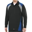 Red Kap Men's Tall Long Sleeve Tri-Color Shop Shirt